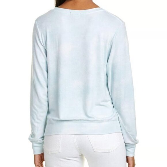 NWT Wildfox Heartfelt Tie Dye Oversized Jumper Sweater in Shore Ombre Sz. M - Picture 3 of 3